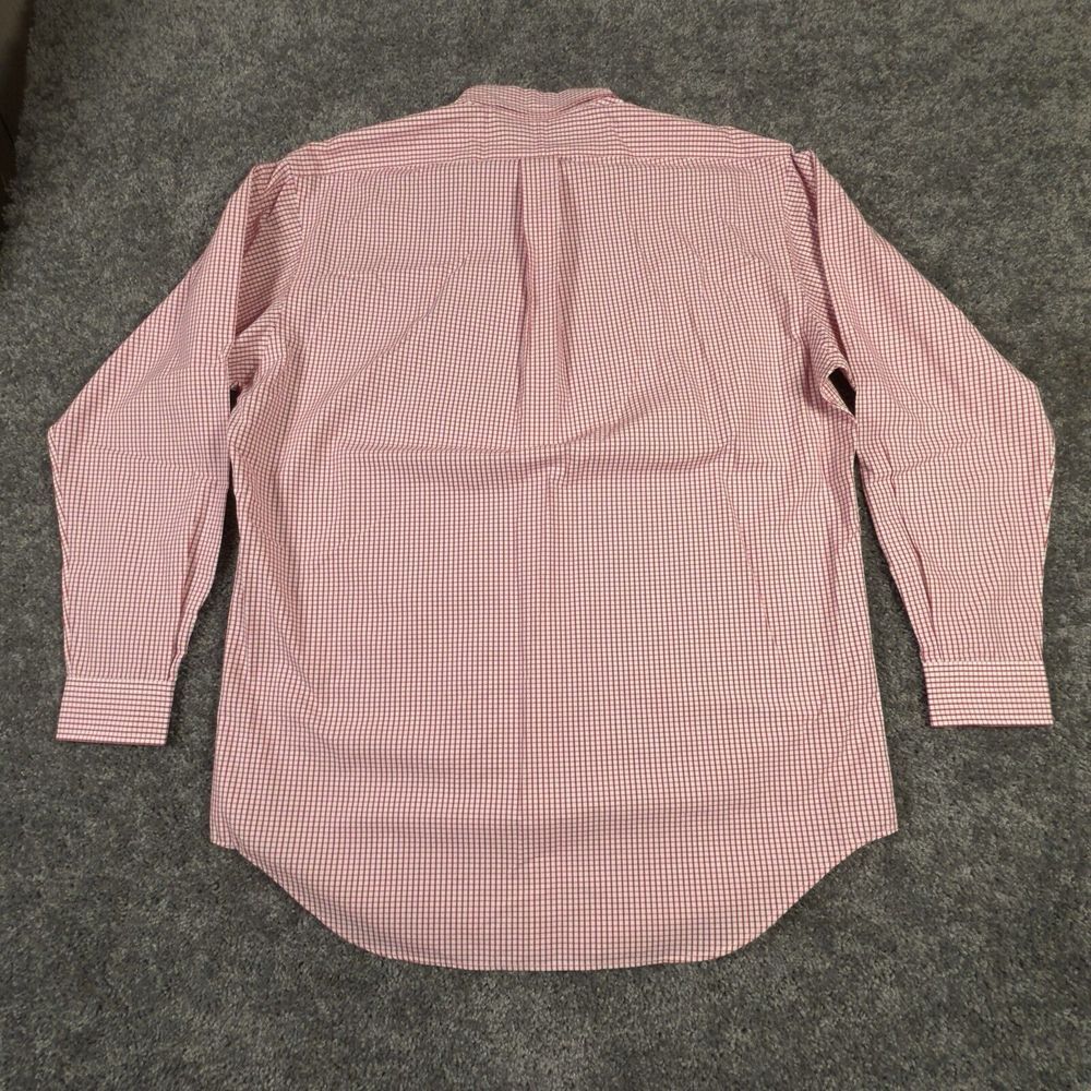 Polo Ralph Lauren L/S Oxford Button Front Shirt Men's M Red Gingham Check *READ* - Picture 5 of 7